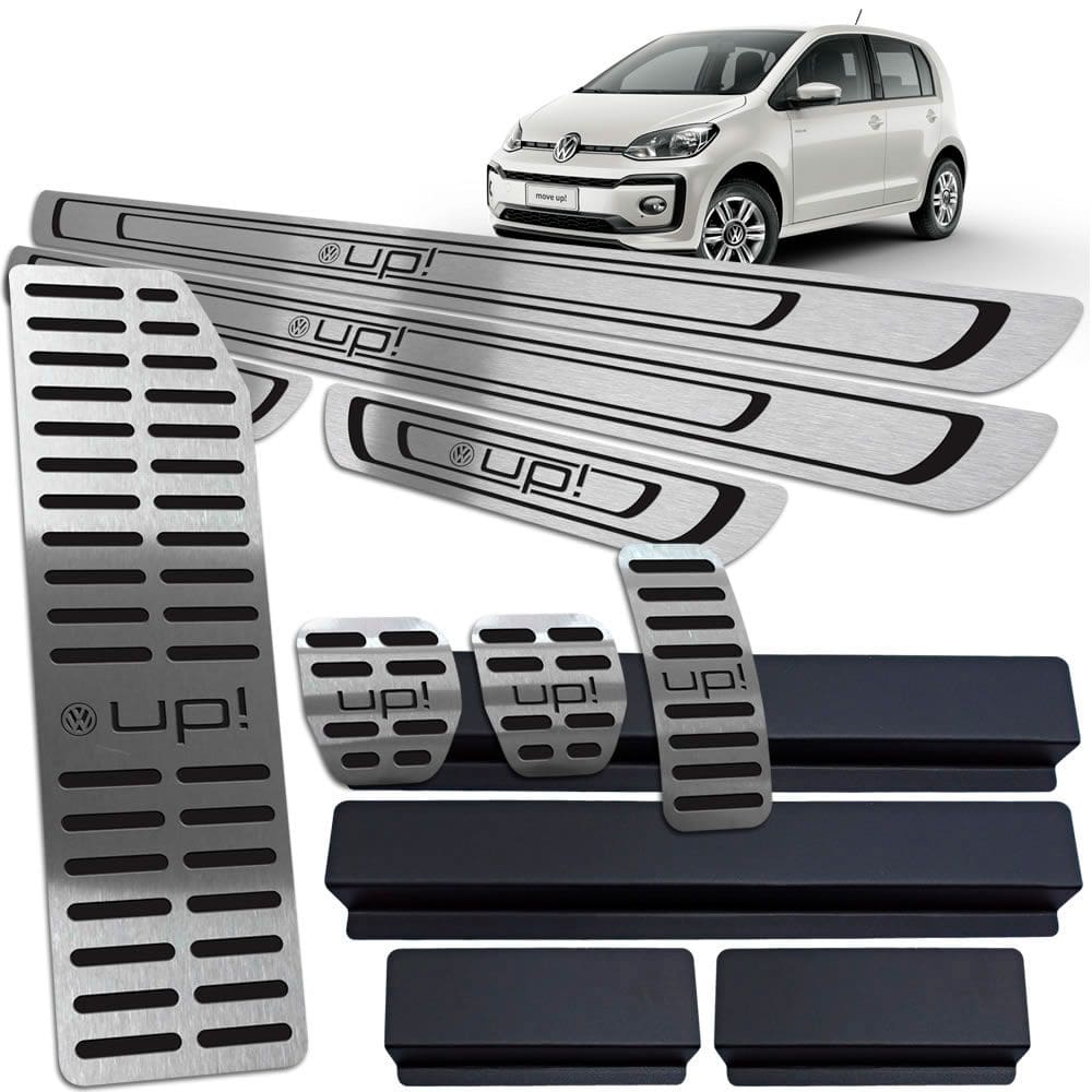 Soleira Pedaleira Descanso Up 2014 2020 Manual Preto Br