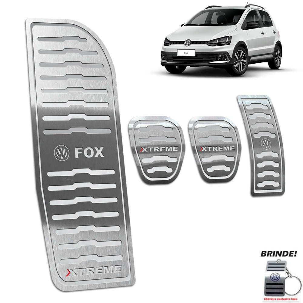 Descanso + Pedaleira Manual Prata Fox Xtreme 2018 A 2020