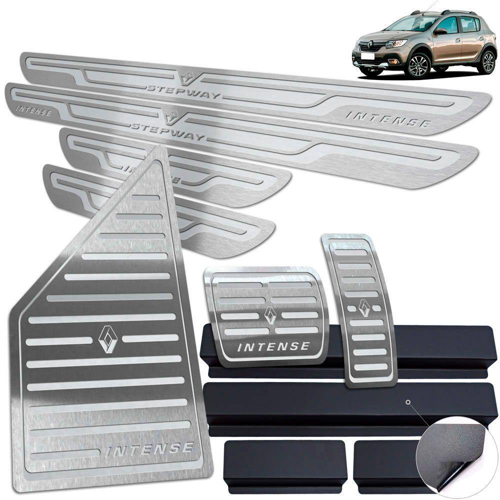 Descanso Pedaleira Soleira Sandero Stepway Intense Prata