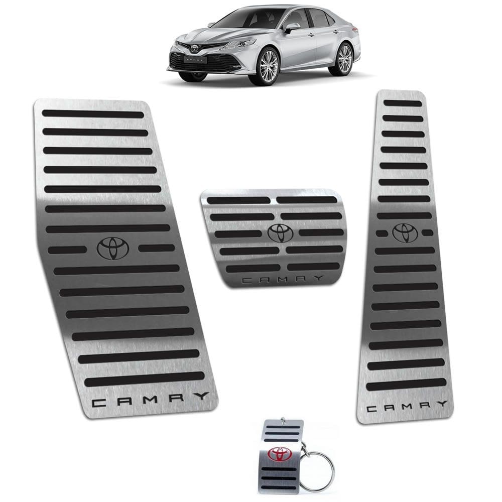 Descanso De Pé + Pedaleira Toyota Camry 2018 A 2020 Preto