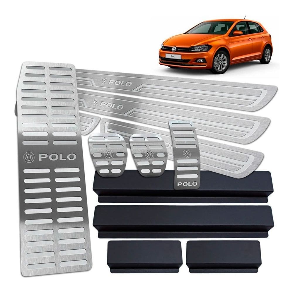 Descanso Pedaleira Manual Soleira Prata BR Polo 2019 2020