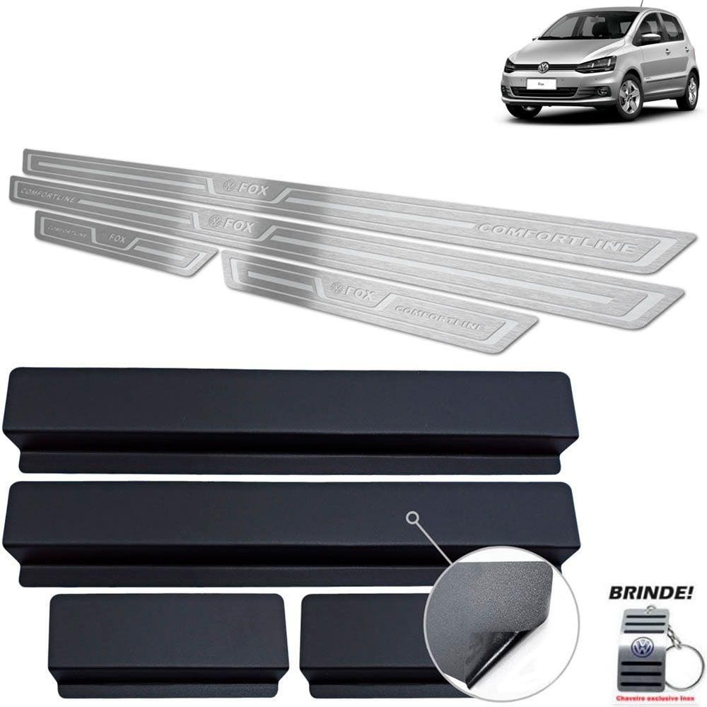 Soleira Fox Comfortline 2014 a 2020 Prata Baixo Relevo