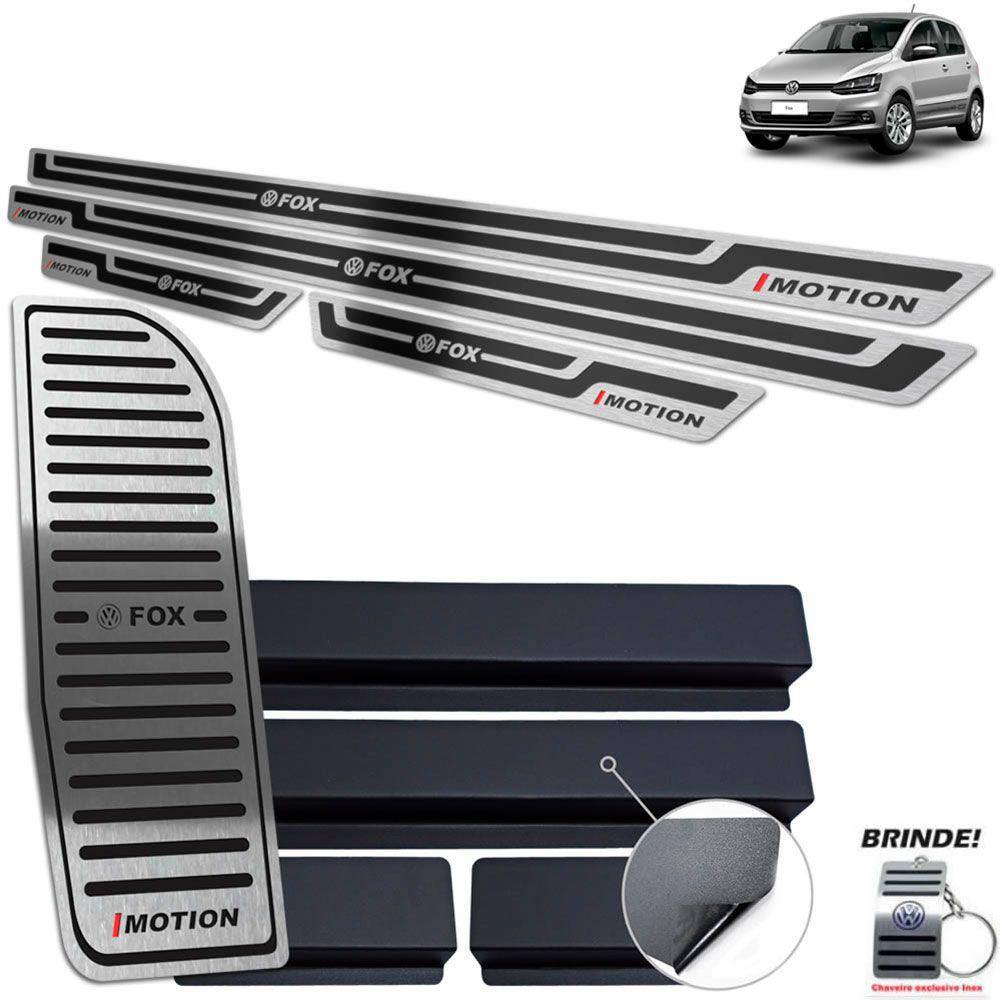 Soleira + Descanso Fox I-Motion 2015 2020 Preto Alto Relevo