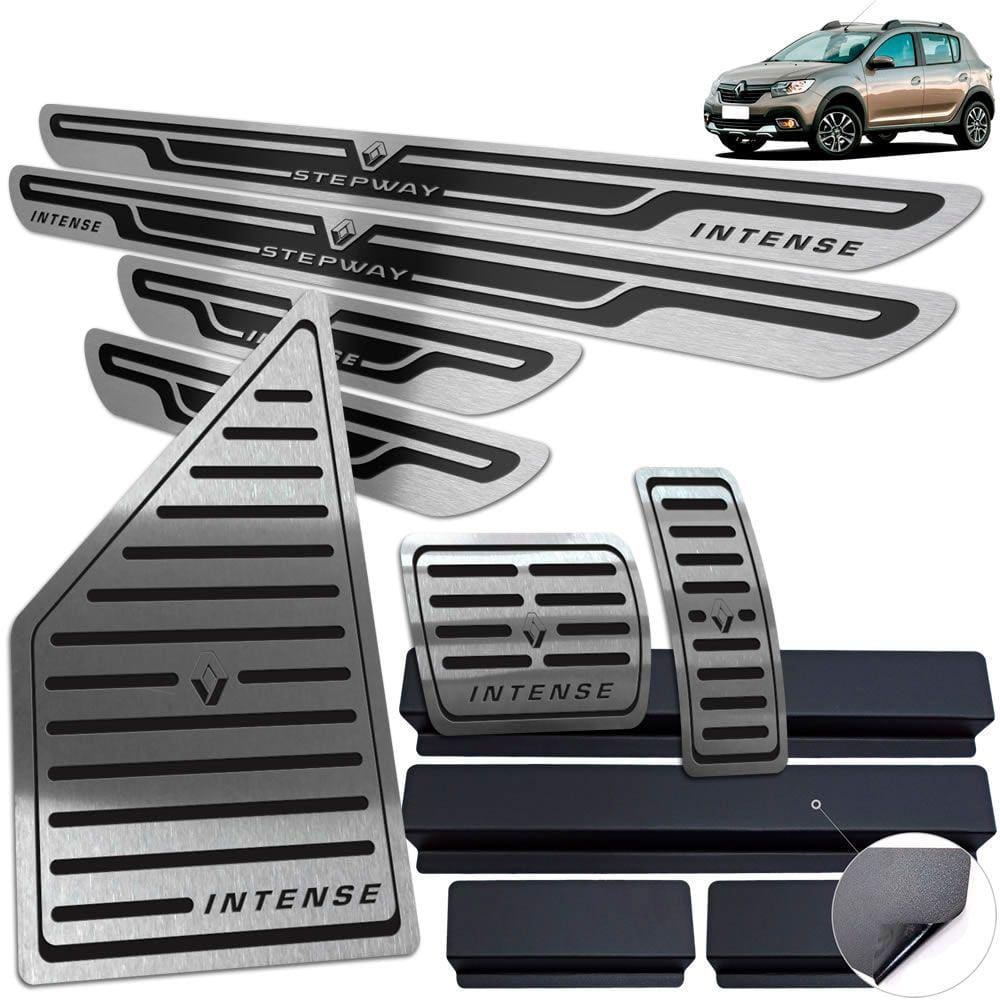 Descanso Pedaleira Soleira Sandero Stepway Intense Preto