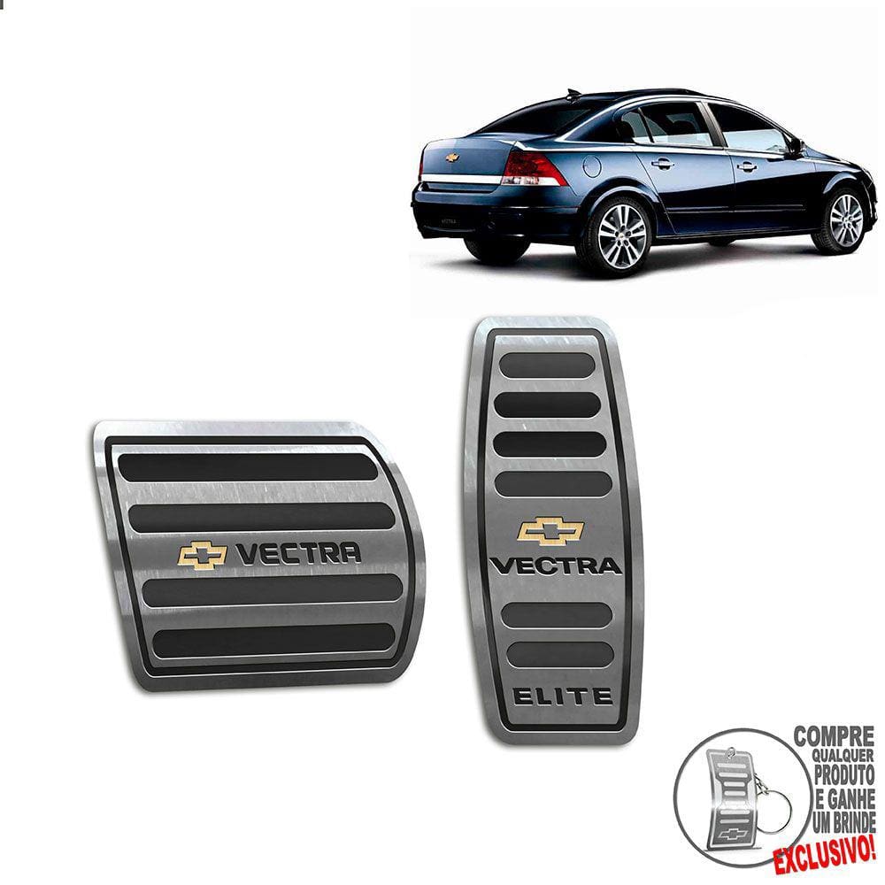Pedaleira Automático Chevrolet Vectra Elite 2006 A2011 Preto