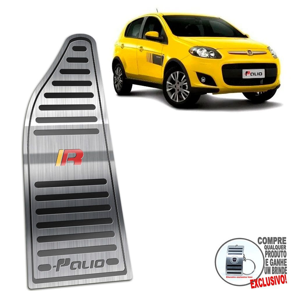 Descanso De Pé Fiat Palio Sporting 2012 A 2017 Preto