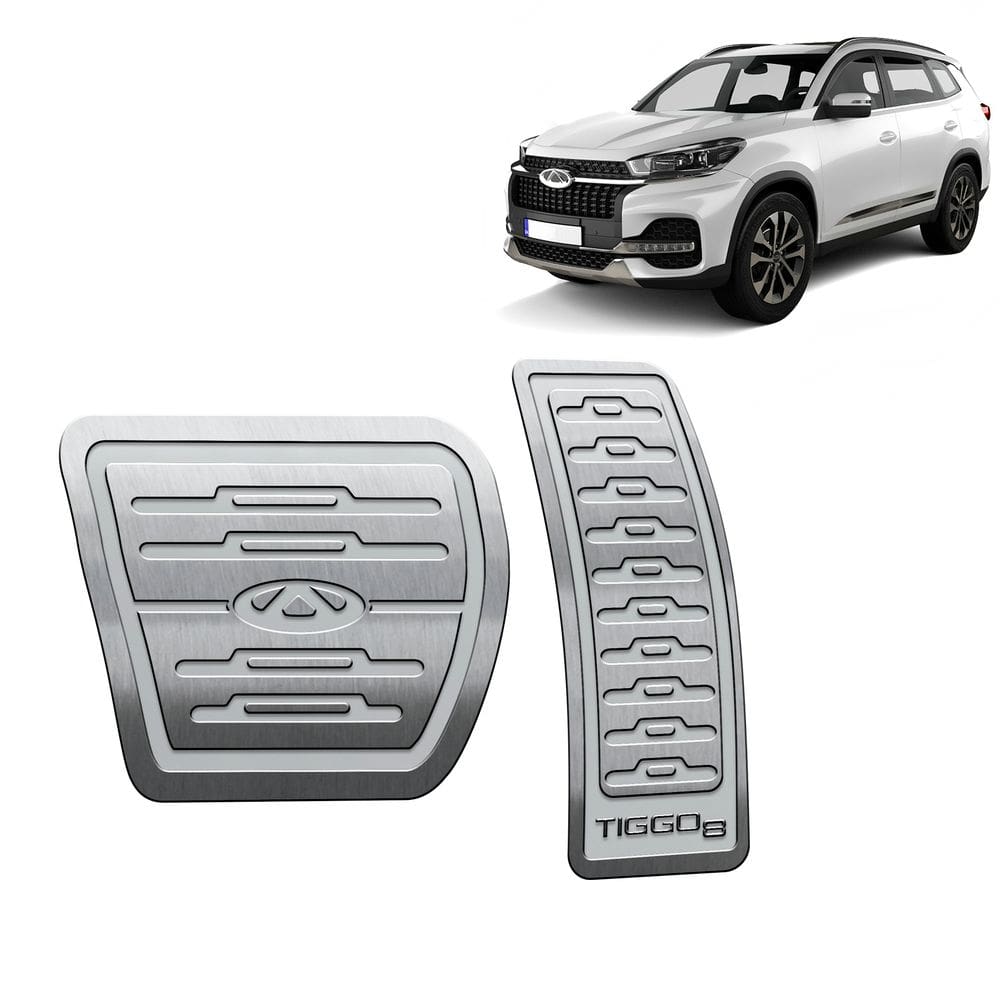 Pedaleira Automático Chery Tiggo 8 2021 2022 Prata