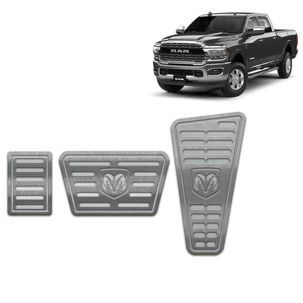 Pedaleira Automático Dodge Ram 2500 2021 Prata