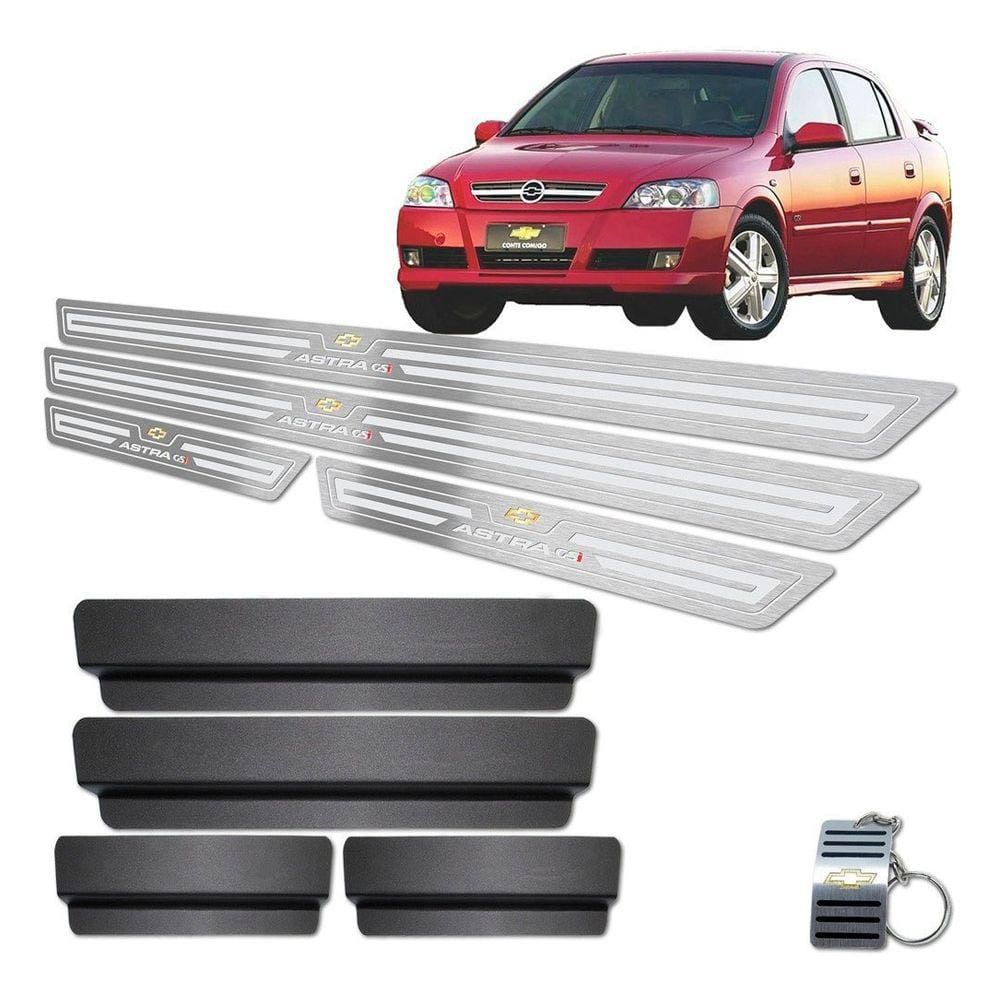 Soleira Chevrolet Astra Gsi Prata Baixo Relevo