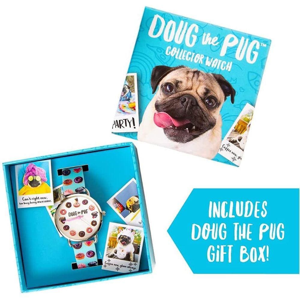 Doug O Pug Colecionador Watch Dog Lovers Unissex Analógico