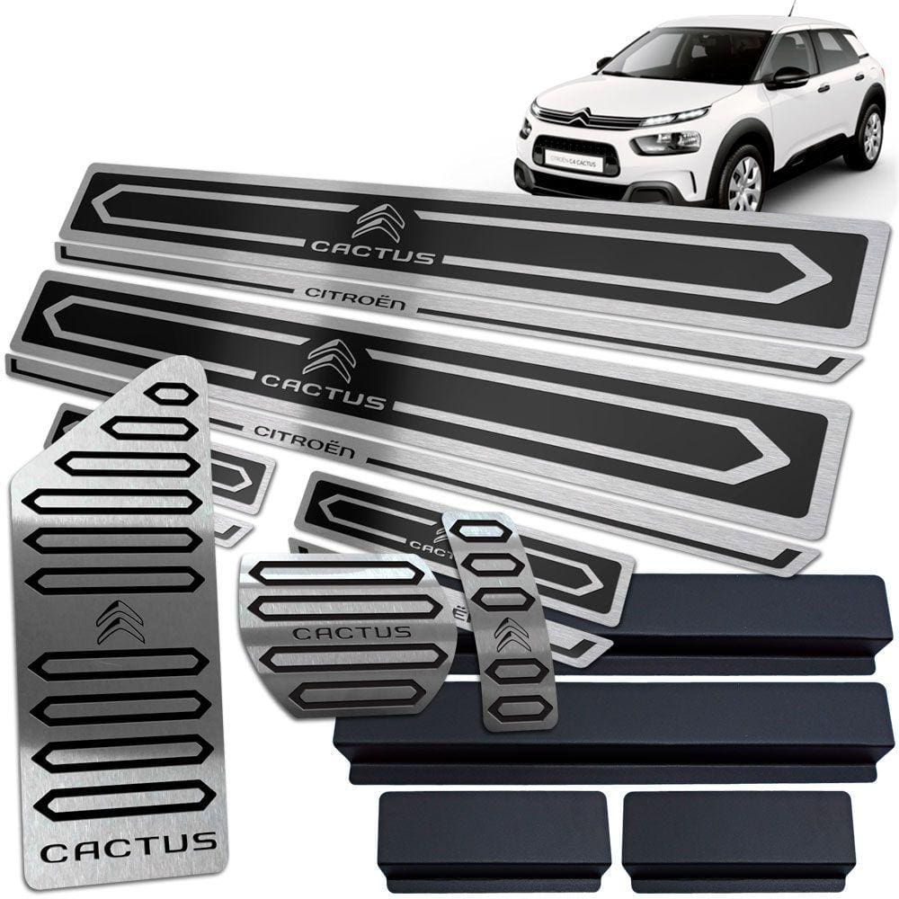Descanso Pedaleira Automátic Soleira Citroen C4 Cactus Preto