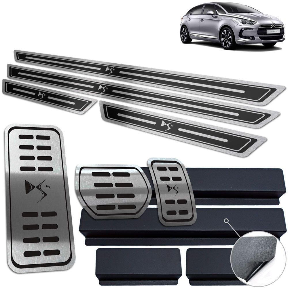 Descanso Pedaleira Soleira Preto Citroen DS5 2012 A 2018