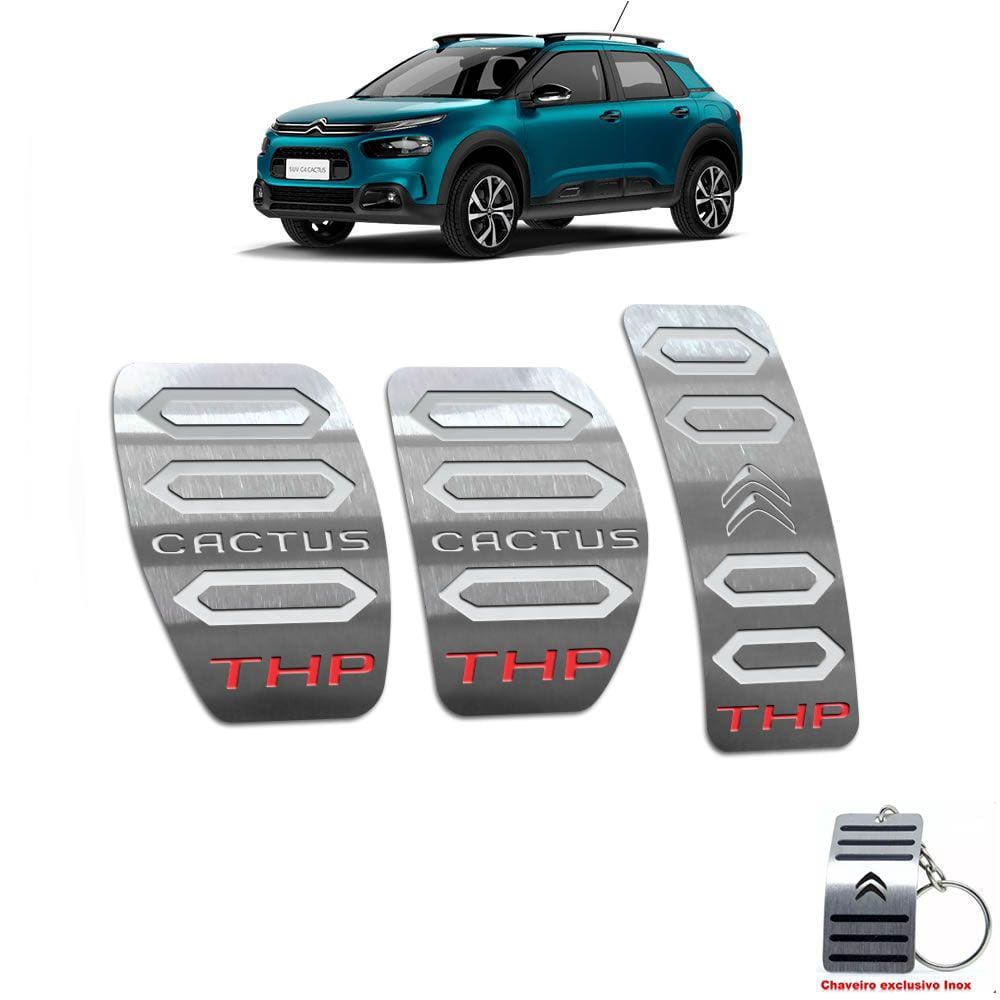 Pedaleira Manual Citroen C4 Cactus Thp Aço Inox