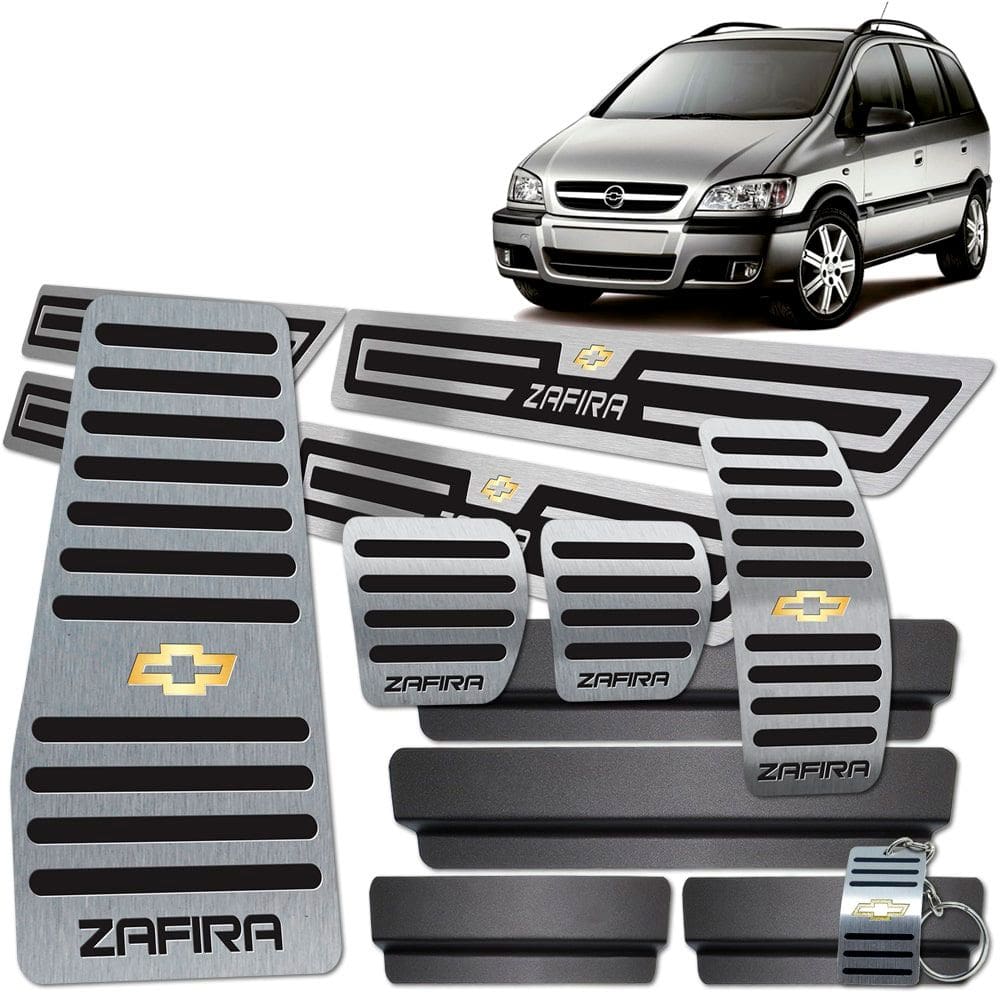 Descanso Pedaleira Manual Soleira Zafira 2001 A 2012 Preto