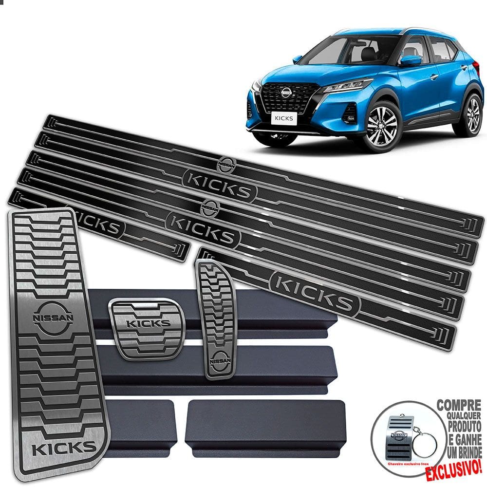 Descanso Pedaleira Automático Soleira Kicks 2022 / Preto