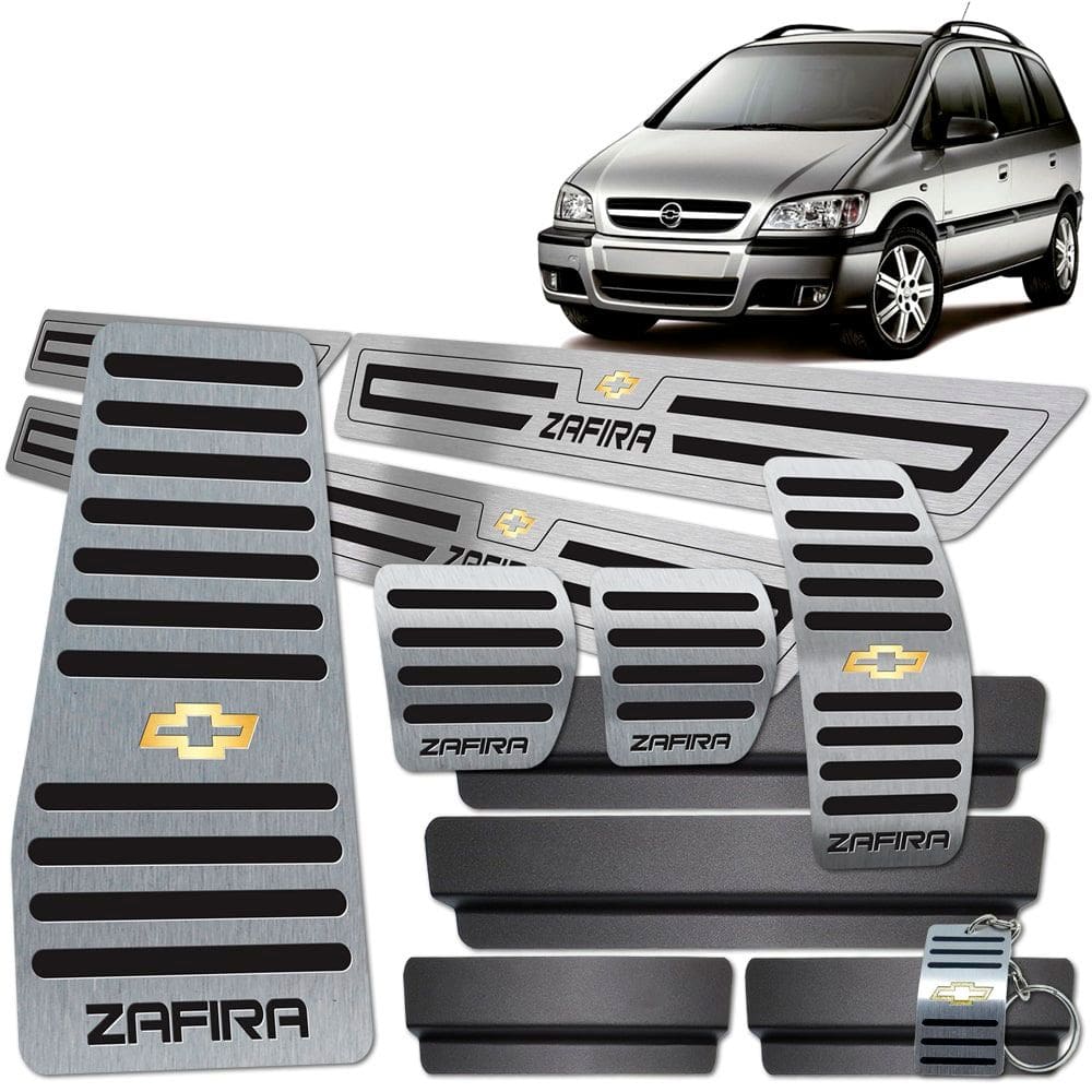Descanso Soleira Pedaleira Manual Preto Zafira 2001 A 2012