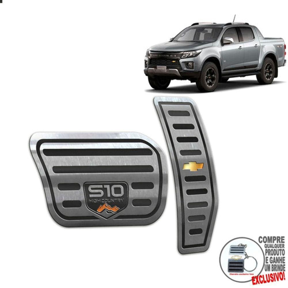 Pedaleira Automático Chevrolet S10 High Country 2022 Preto