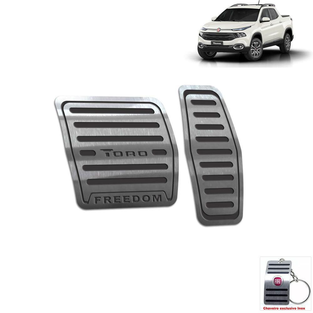 Pedaleira Automático Fiat Toro Freedom 2016 a 2021 Preto