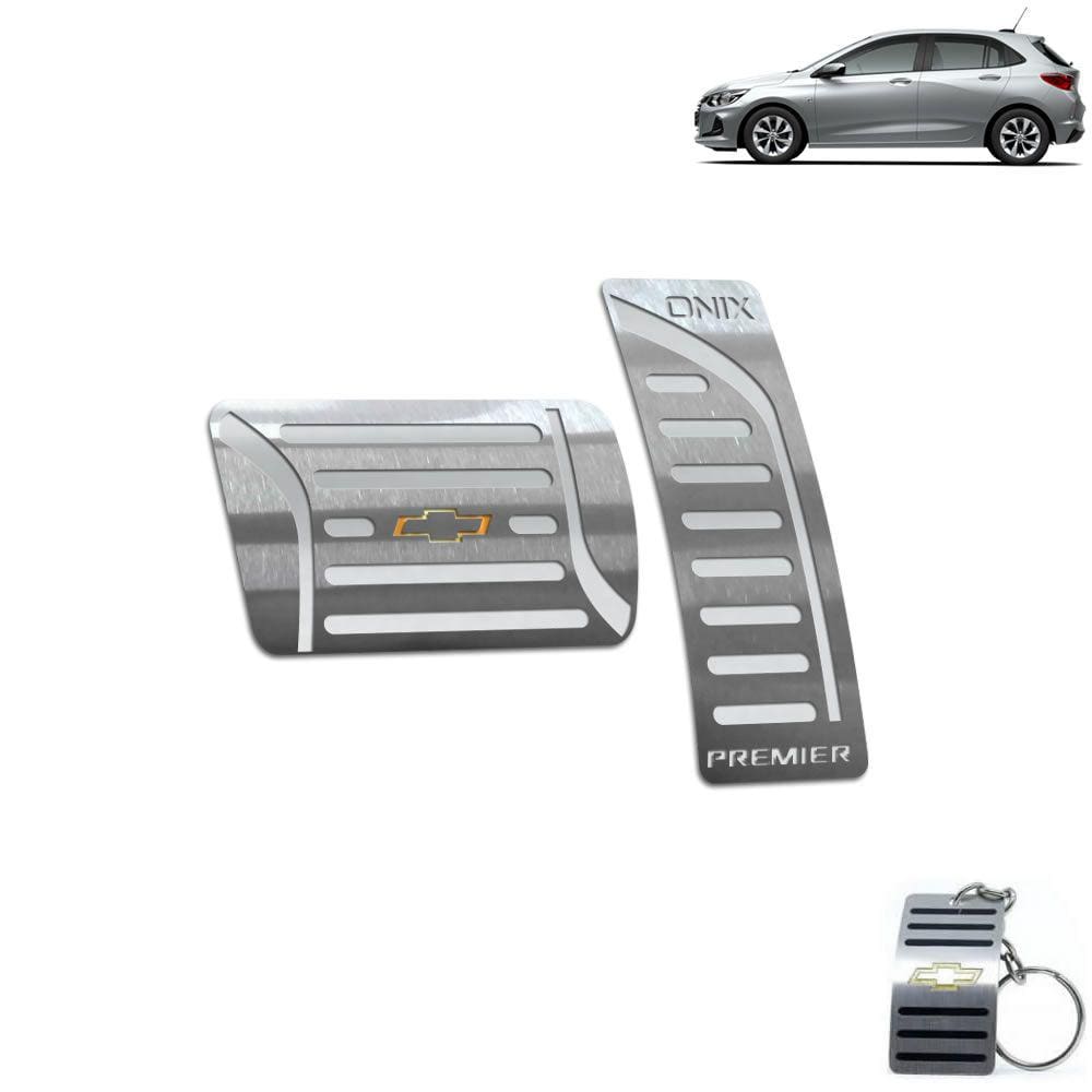 Pedaleira Automático Chevrolet Onix Premier 2020 Prata
