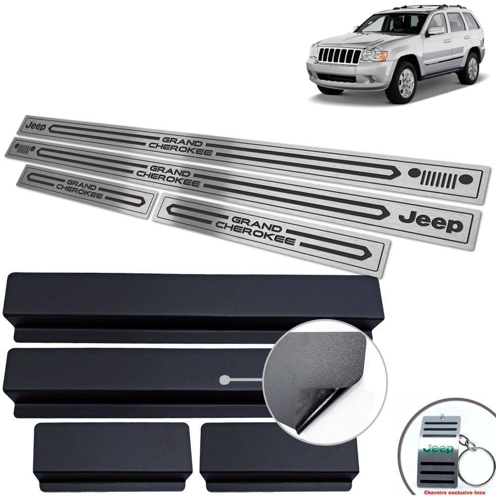 Soleira Jeep Grand Cherokee 2000 a 2010 Preto Baixo Relevo