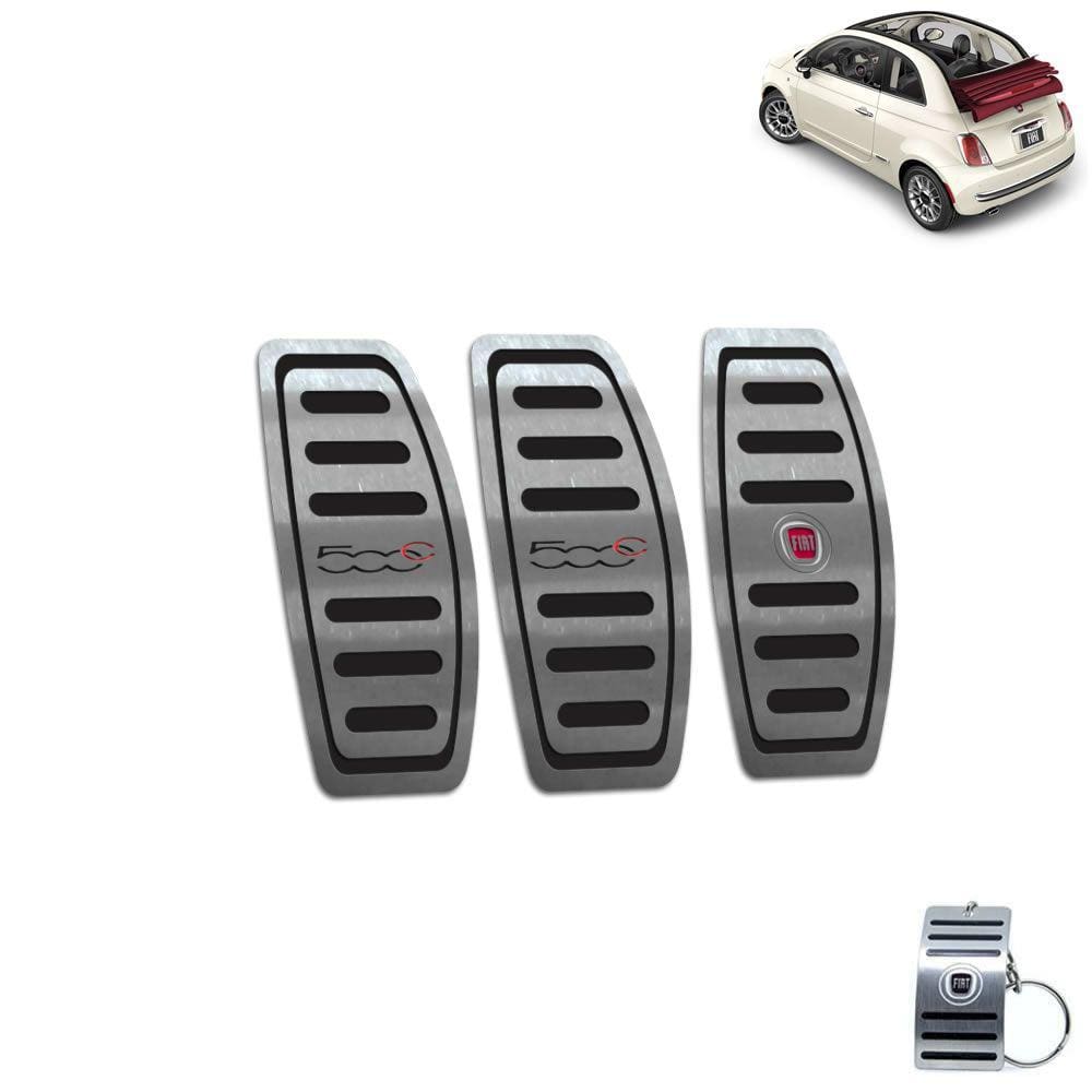 Pedaleira Manual Fiat 500 Cabrio 2012 A 2015 Preto