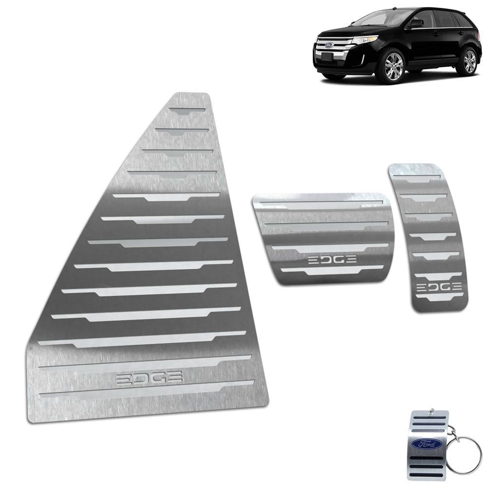 Descanso + Pedaleira Automático Ford Edge 2011 A 2015 Inox