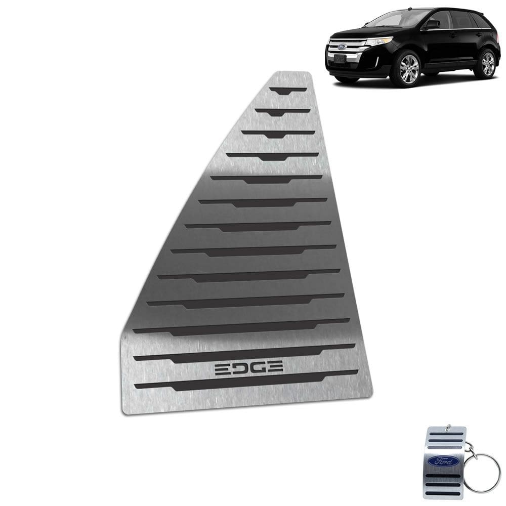 Descanso de Pé Ford Edge 2011 A 2015 Em Aço Inox Preto