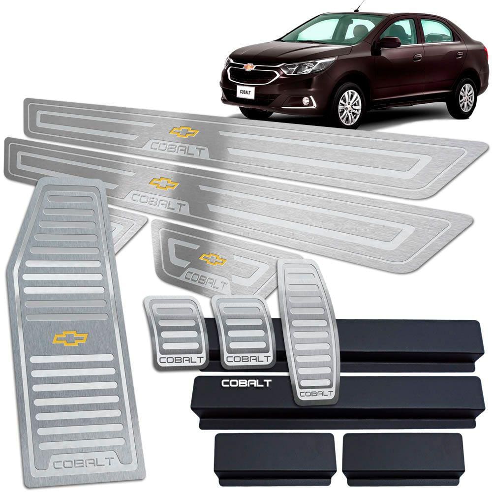 Descanso Pedaleira Manual Soleira Chevrolet Cobalt Prata