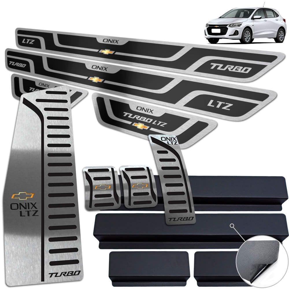 Descanso Pedaleira Manual Soleira Preto Onix Turbo LTZ 2020