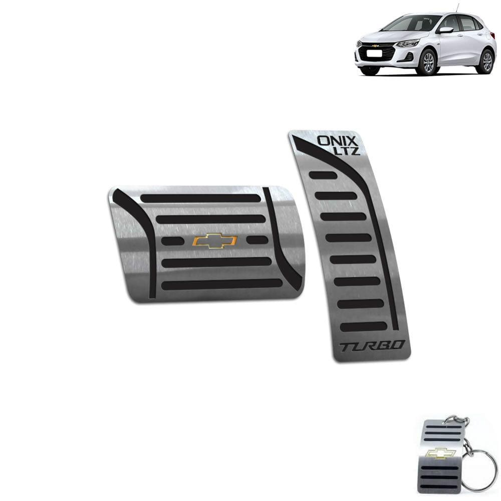 Pedaleira Automático Chevrolet Onix Turbo LTZ 2020 Preto