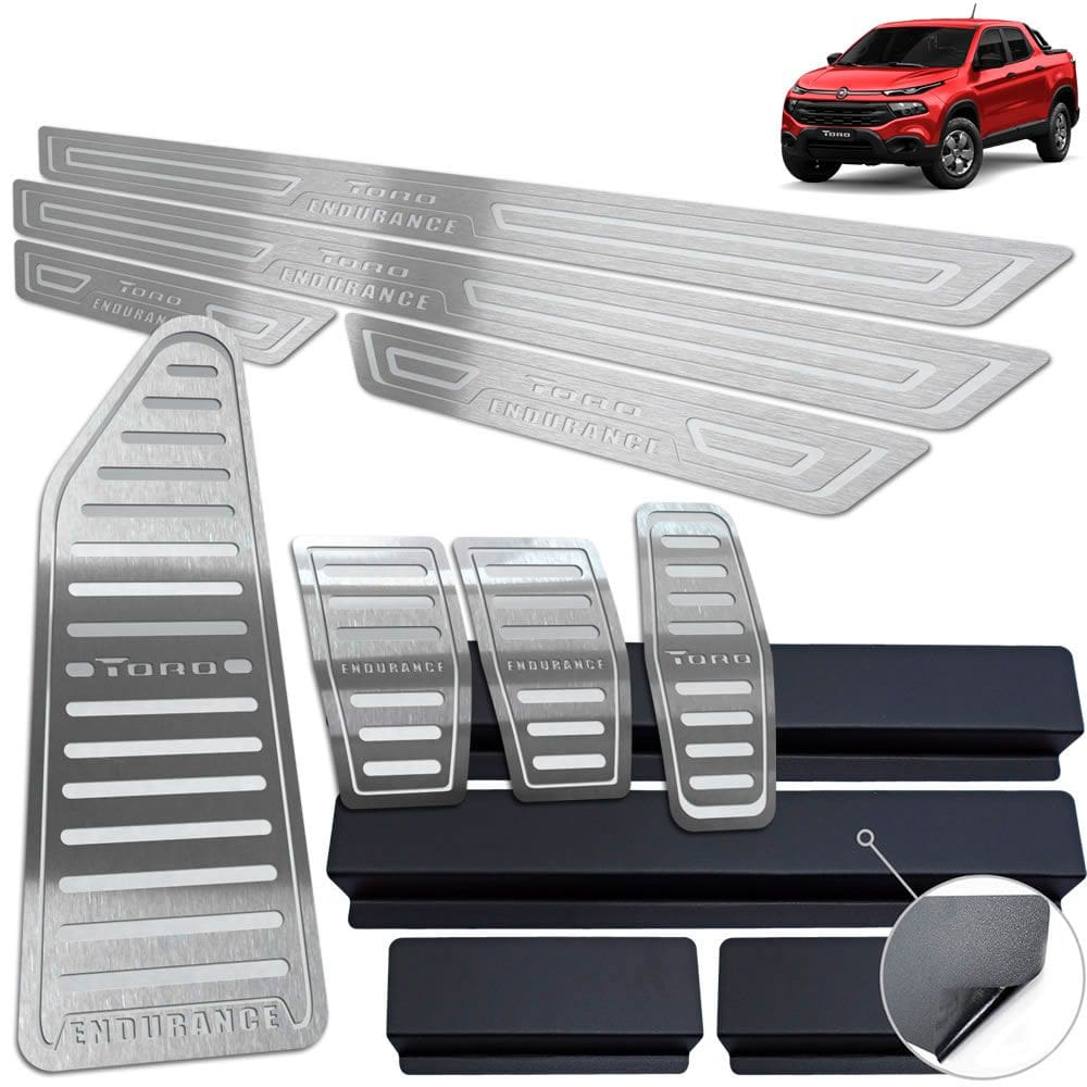 Descanso Soleira Pedaleira Man Prata Toro Endurance 2016 21