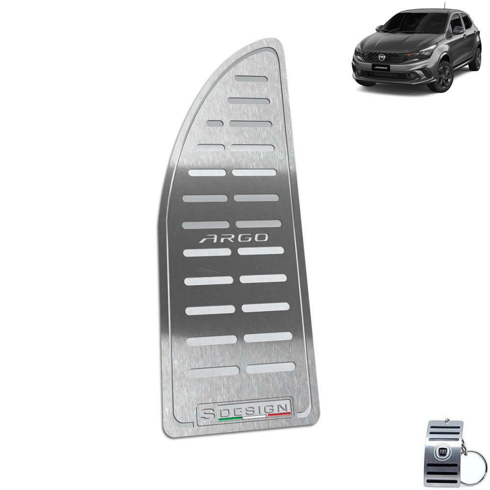 Descanso de Pé Em Aço Inox Fiat Argo S-Design