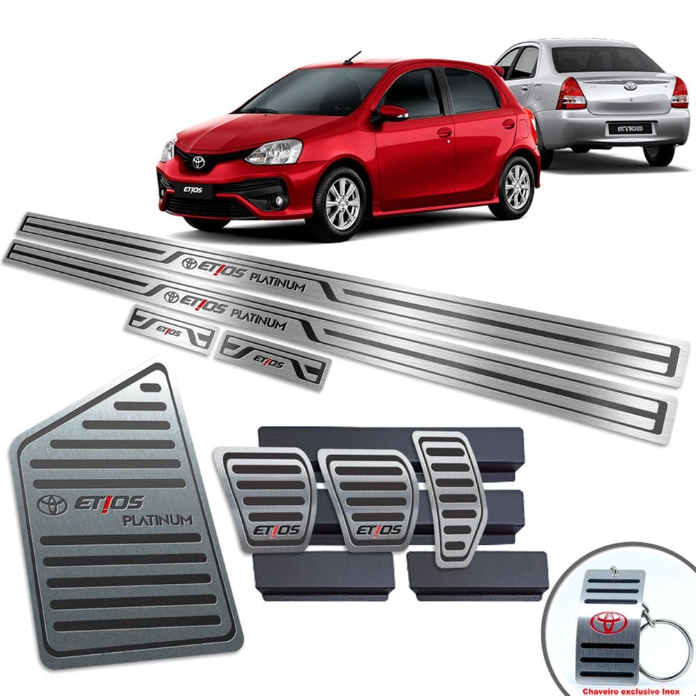 Soleira Pedaleira Manual Descanso Pre Etios Platinum 2014 19