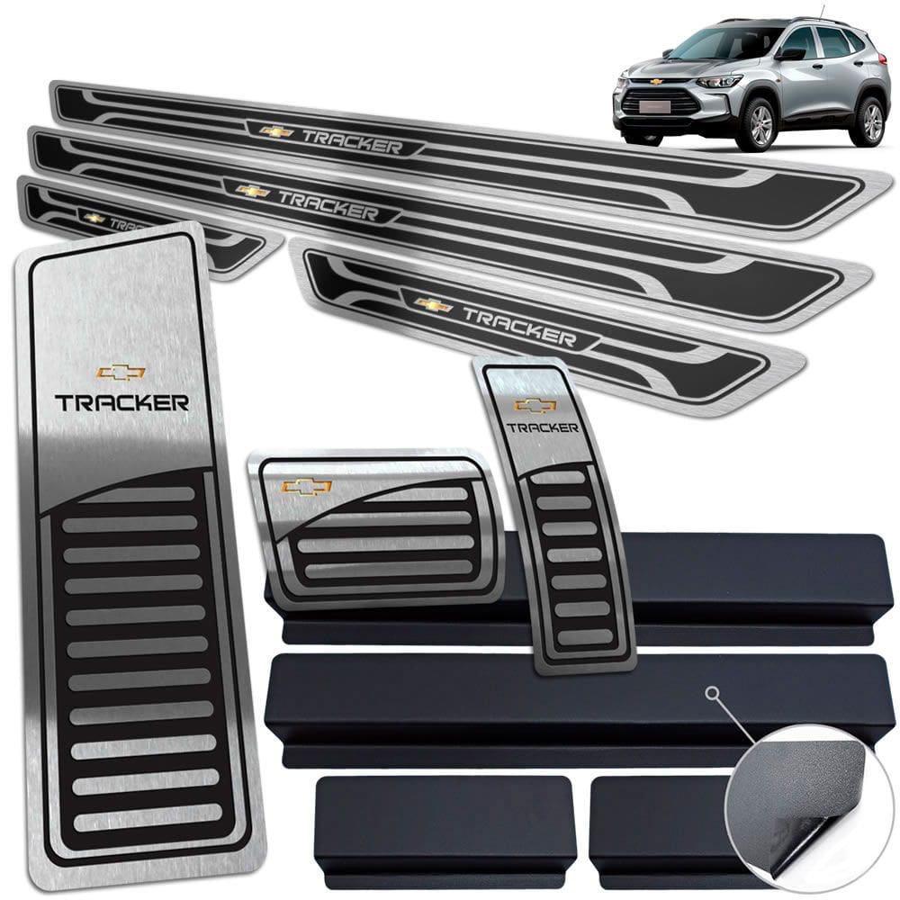 Descanso Pedaleira Automático Soleira Tracker 2020 Preto