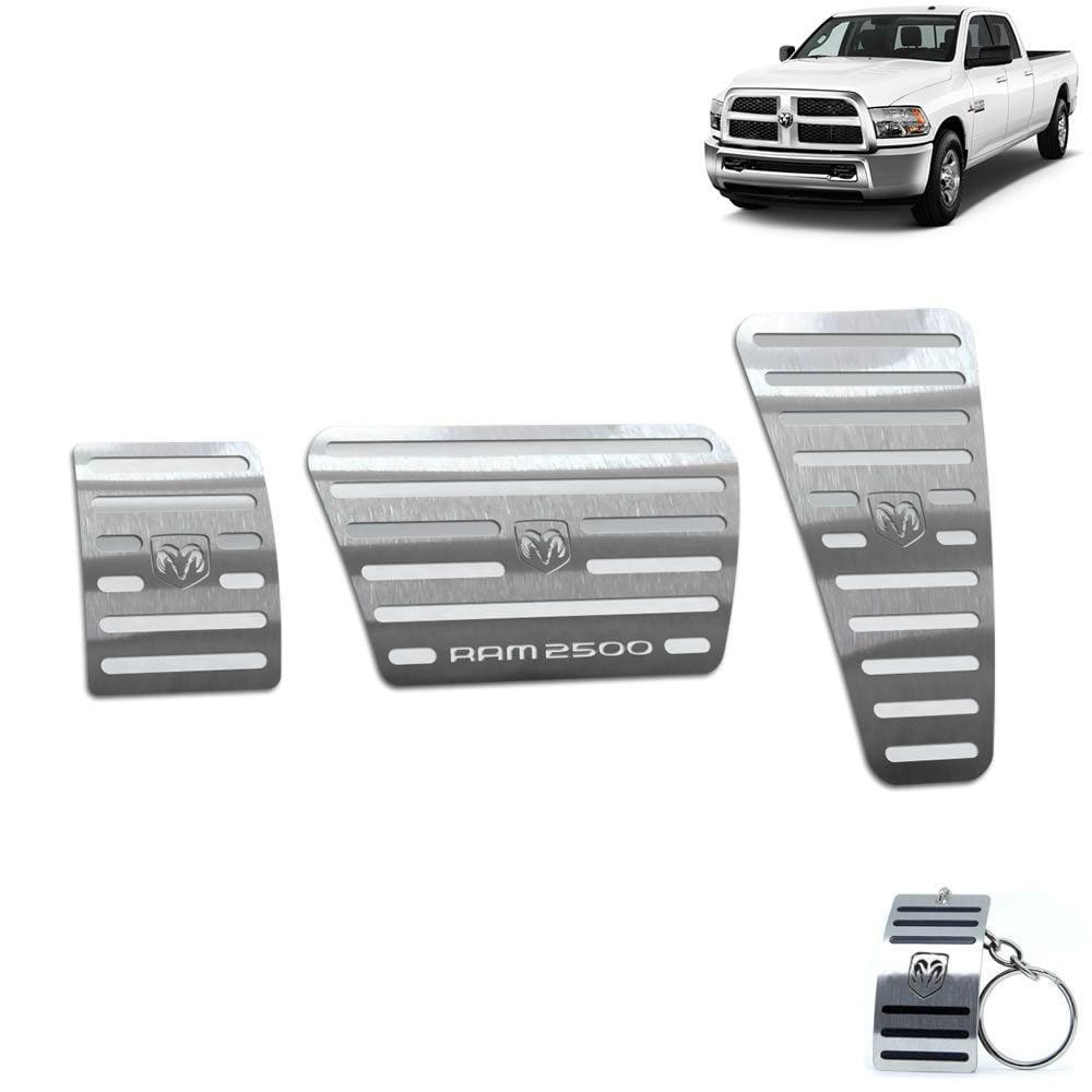 Pedaleira Automático Dodge Ram 2500 2012 A 2017 Prata