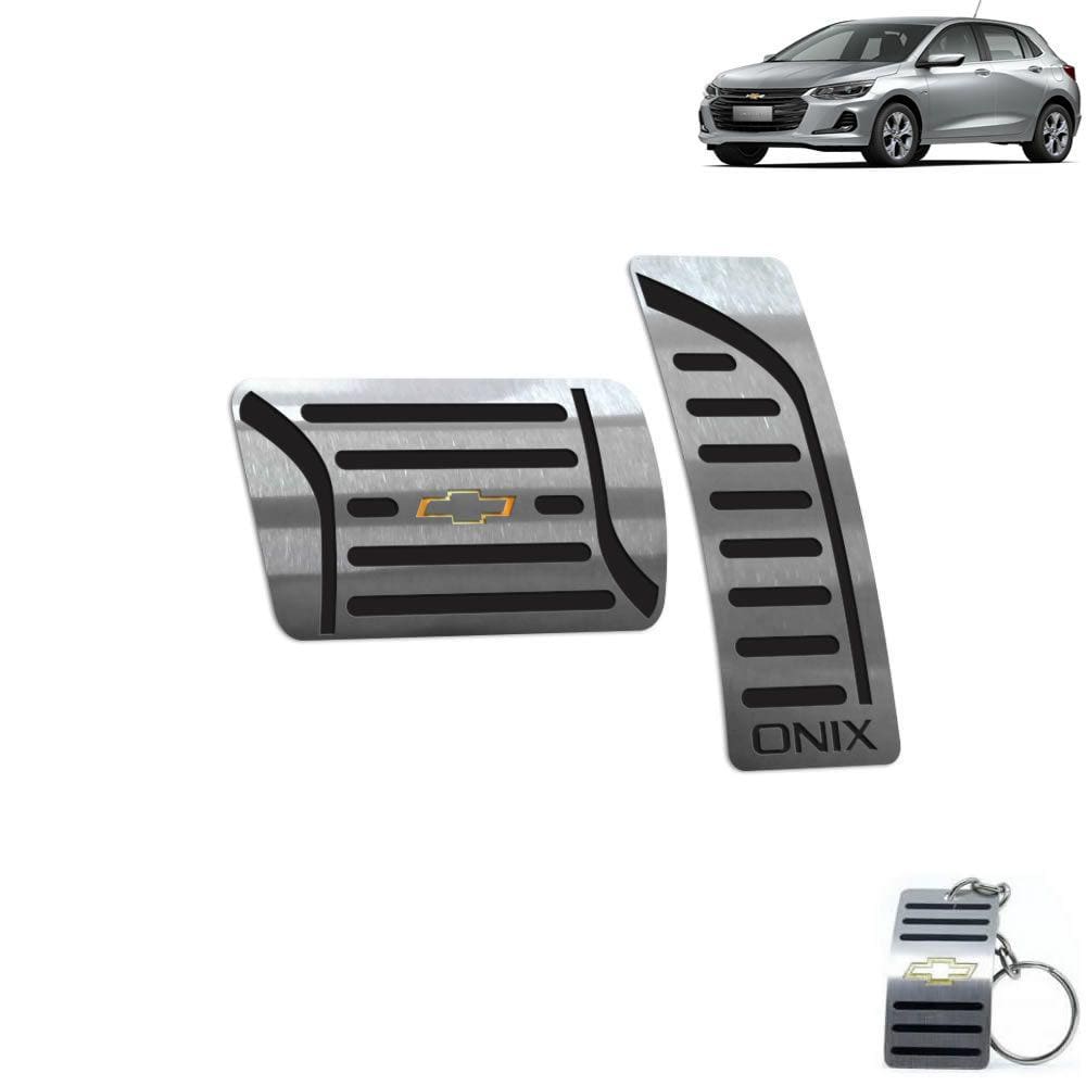 Pedaleira Automático Chevrolet Onix 2020 Preto