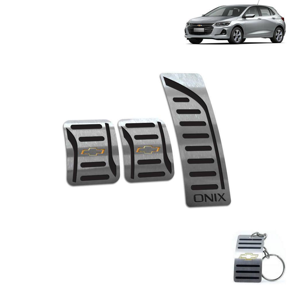 Pedaleira Manual Chevrolet Onix 2020 Preto