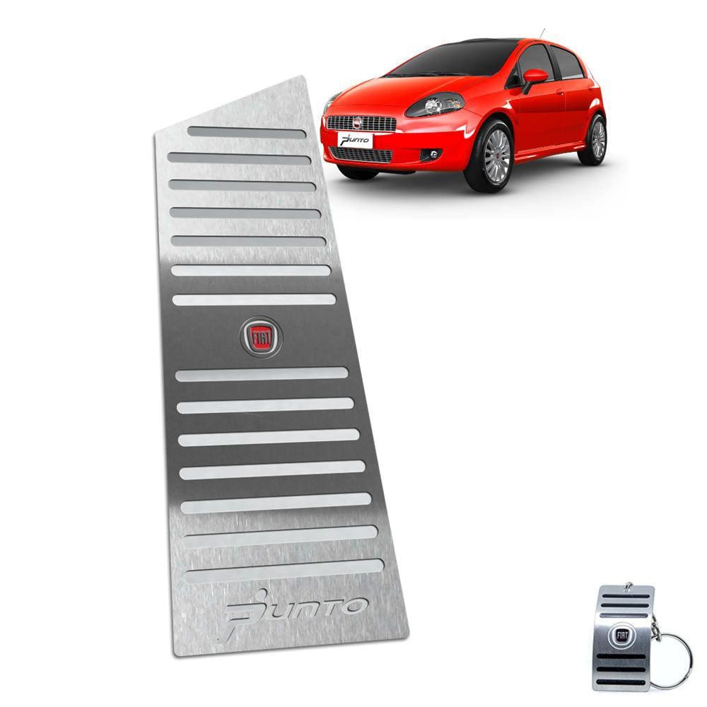 Descanso De Pé Aço Inox Fiat Punto 2007 A 2012
