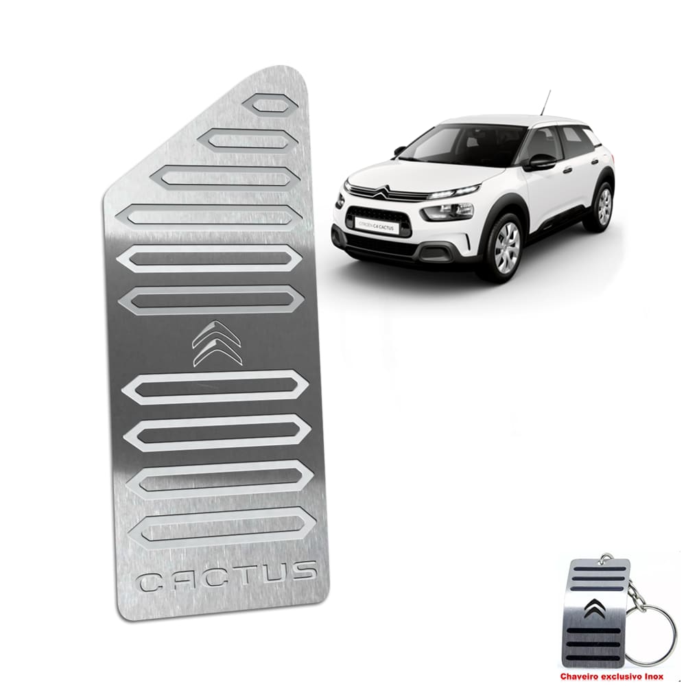 Descanso De Pé Citroen C4 Cactus Aço Inox