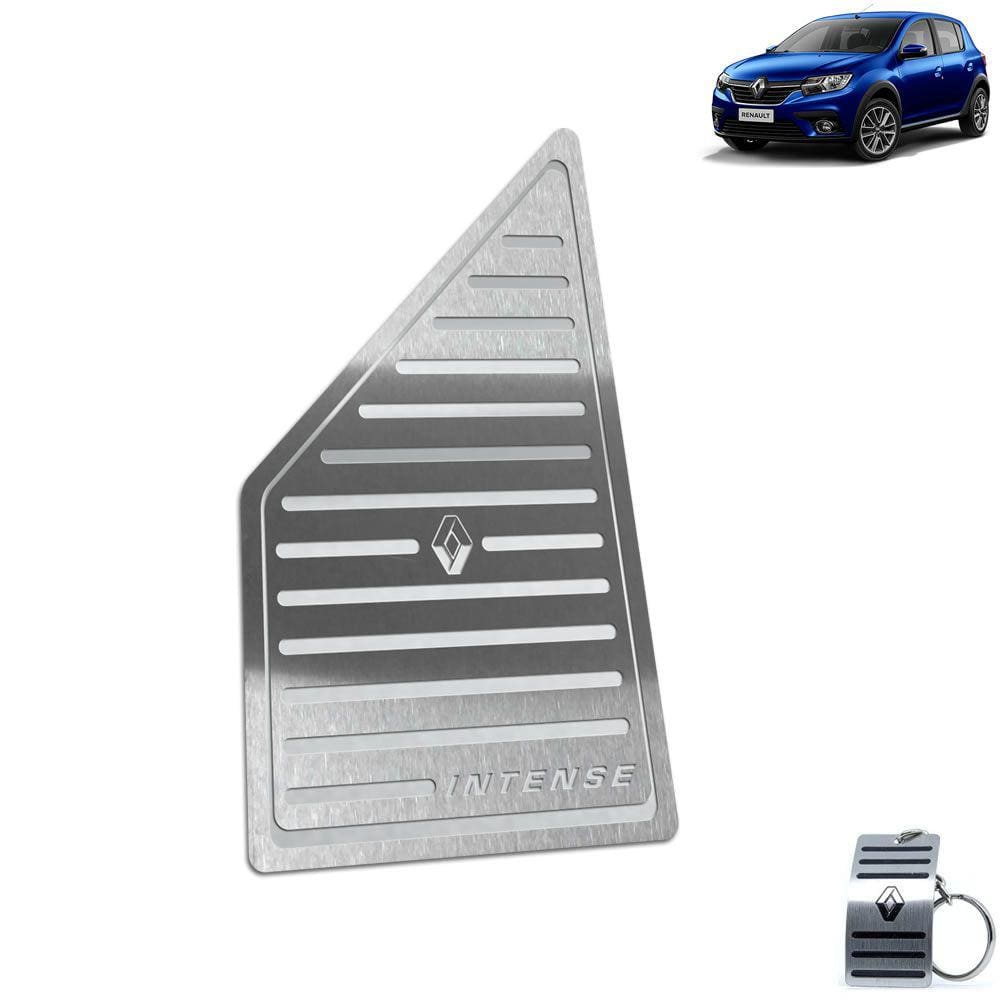 Descanso de Pé Aço Inox Renault Sandero Intense Prata