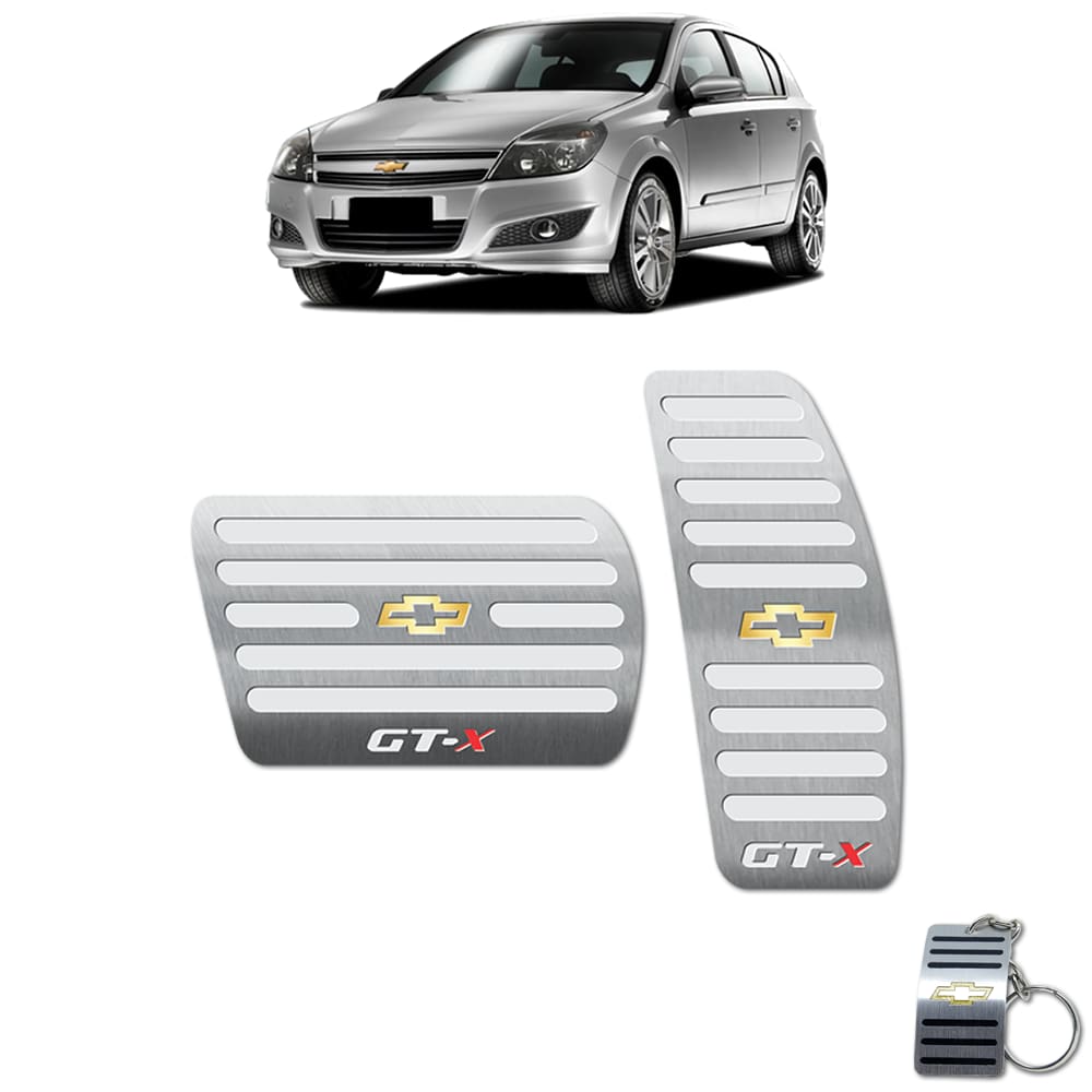 Pedaleira Automático Chevrolet Vectra Gt-X 2008 A 2011 Prata