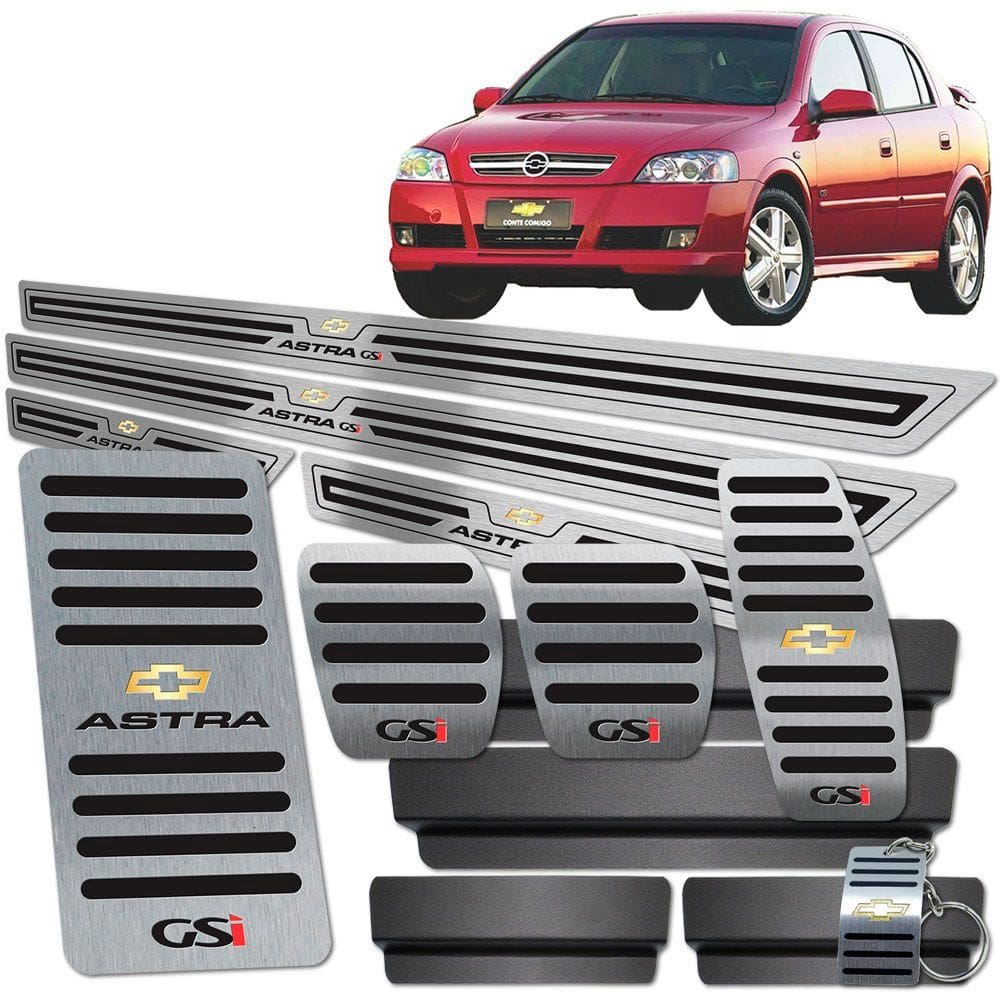 Descanso Pedaleira Manual Soleira Preto Astra Gsi