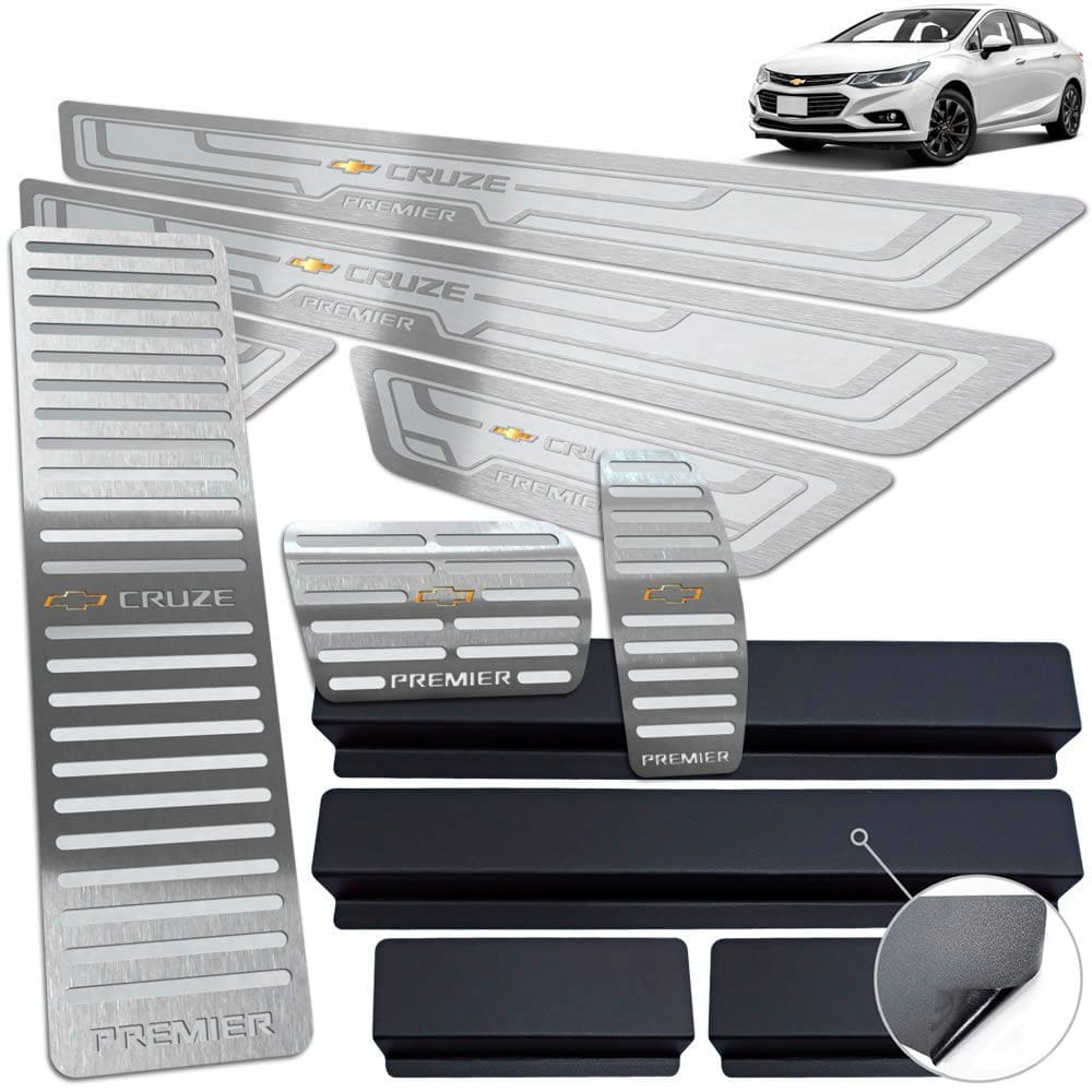 Descanso Soleira Pedaleira Prata Cruze Premier 2017 A 2020