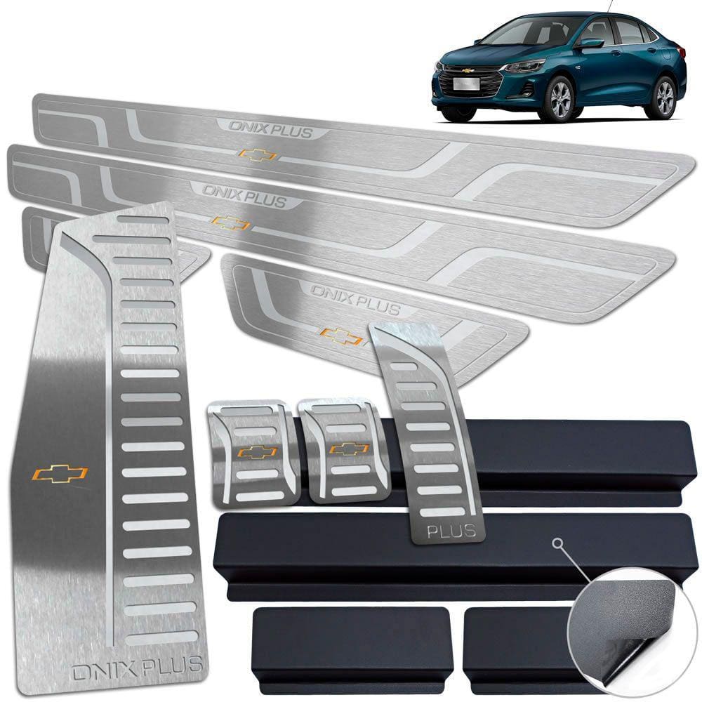 Descanso Soleira Pedaleira Manual Prata Onix Plus 2020