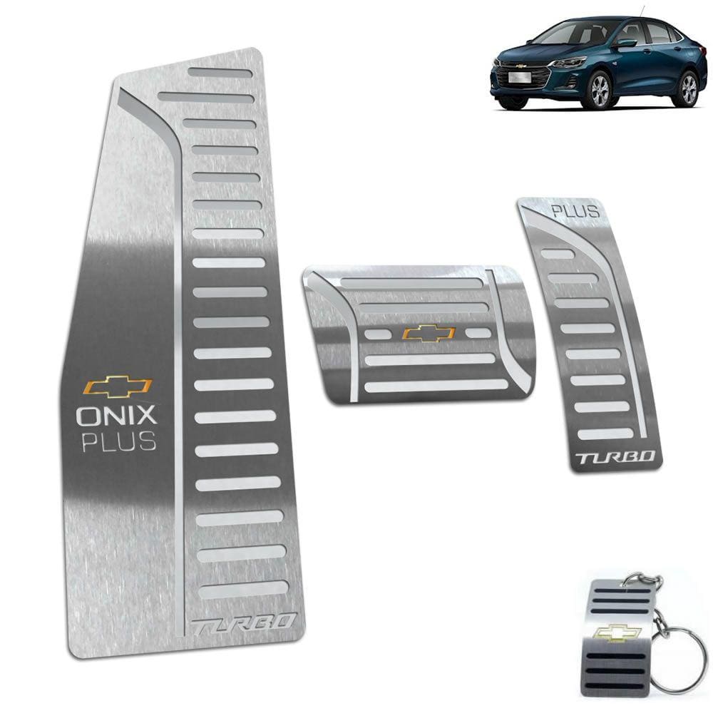 Descanso Pedaleira Automático Onix Plus Turbo 2020 Prata
