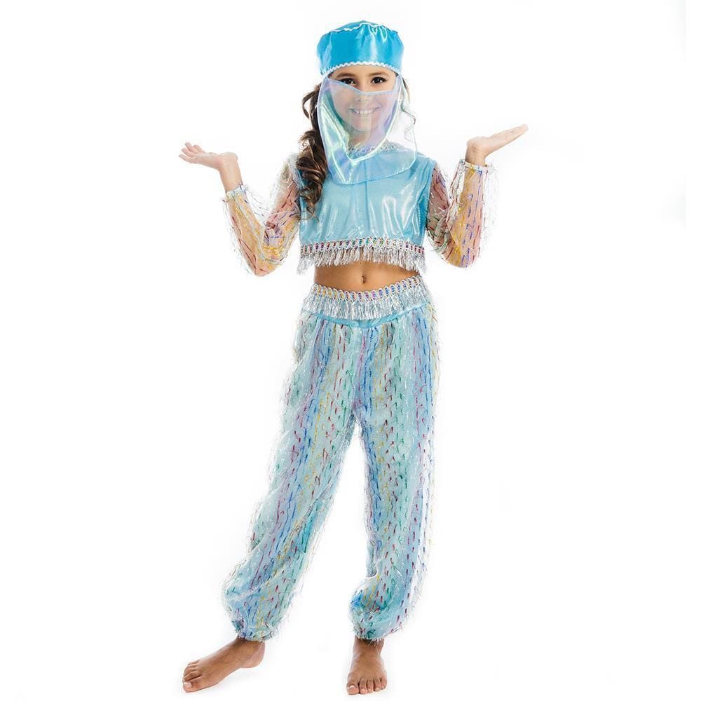 Harém mágico Jasmine Princess tamanho M Girls Blue Costume