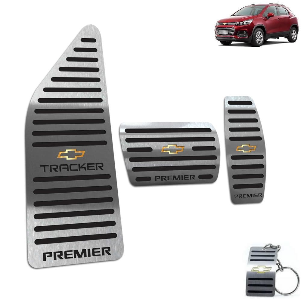 Descanso de Pé + Pedaleira Chevrolet Tracker Premier Preto