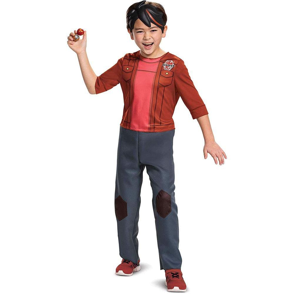 Bakugan Dan Kuso Classic Boys tamanho S 4/6 Traje de Anime