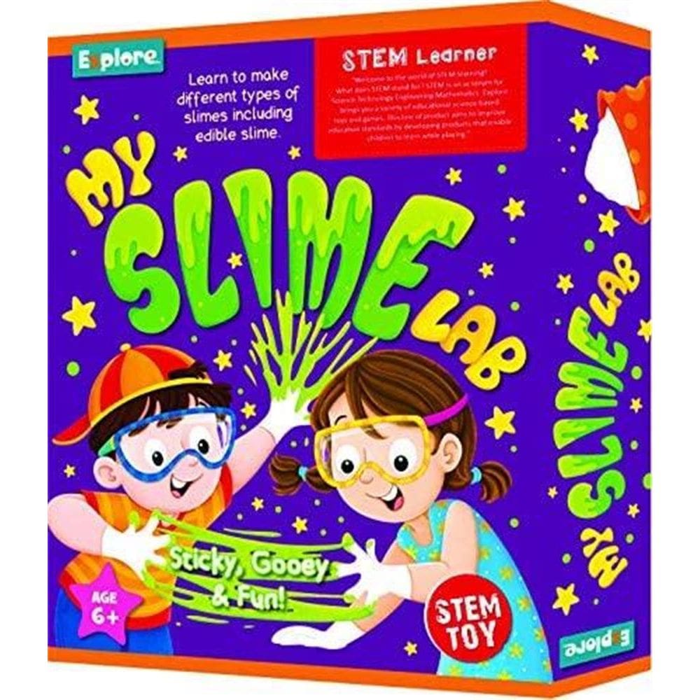 Meu Laboratório de Slime DIY Gooey Kids para Explorar STEM - Poderoso Mojo