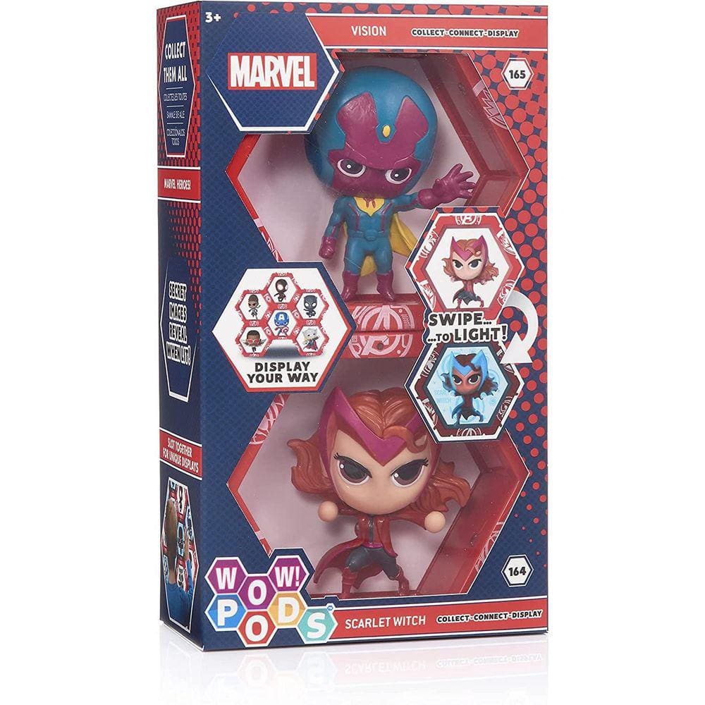 WOW Pods Visão e Feiticeira Escarlate Vingadores Ligh-Up Twin Pack